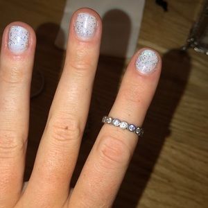 Silver pandora ring